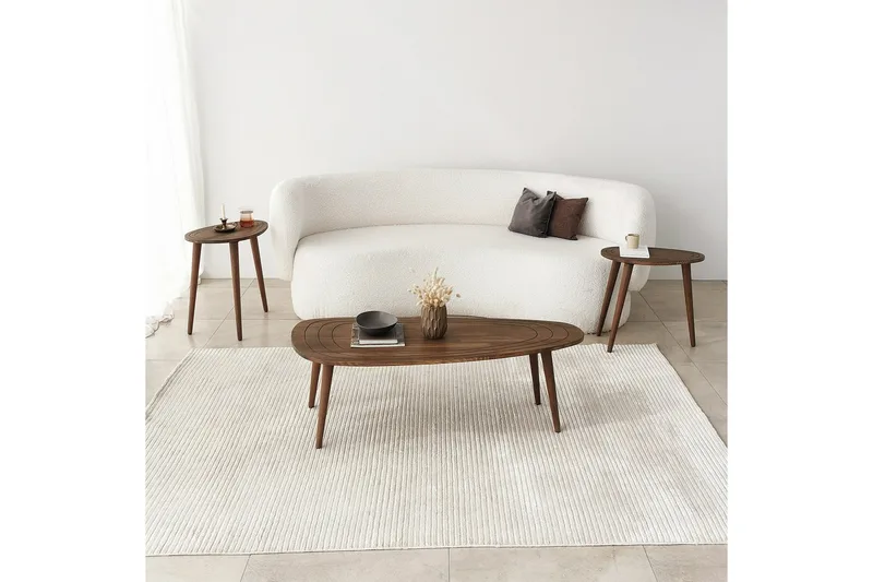 Saldus Sofabord 115 cm - Valnøtt - Møbler - Bord - Sofabord & salongbord