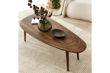 Saldus Sofabord 115 cm - Valnøtt - Møbler - Bord - Sofabord & salongbord