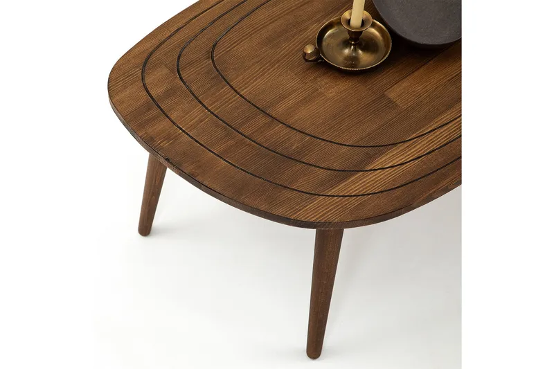 Saldus Sofabord 115 cm - Valnøtt - Møbler - Bord - Sofabord & salongbord