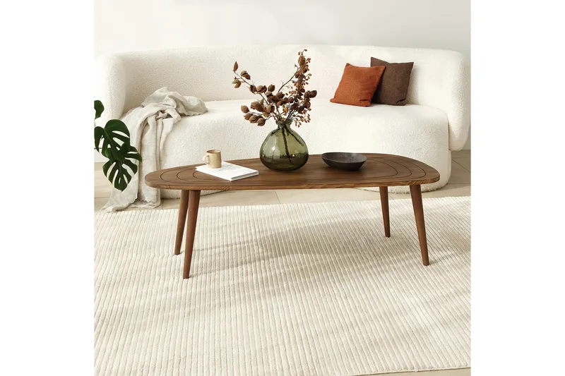 Saldus Sofabord 115 cm - Valnøtt - Møbler - Bord - Sofabord & salongbord