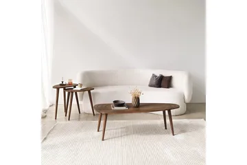 Saldus Sofabord 115 cm - Valnøtt - Møbler - Bord - Sofabord & salongbord