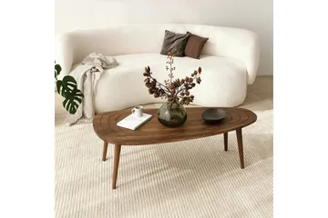 Saldus Sofabord 115 cm - Valnøtt - Møbler - Bord - Sofabord & salongbord