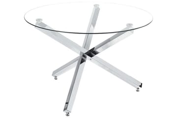 Sofabord Salno 110 cm Rundt - Sølv - Møbler - Bord - Sofabord & salongbord