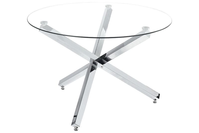 Sofabord Salno 110 cm Rundt, Sølv