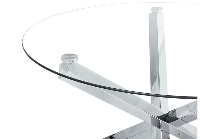 Sofabord Salno 110 cm Rundt - Sølv - Møbler - Bord - Sofabord & salongbord