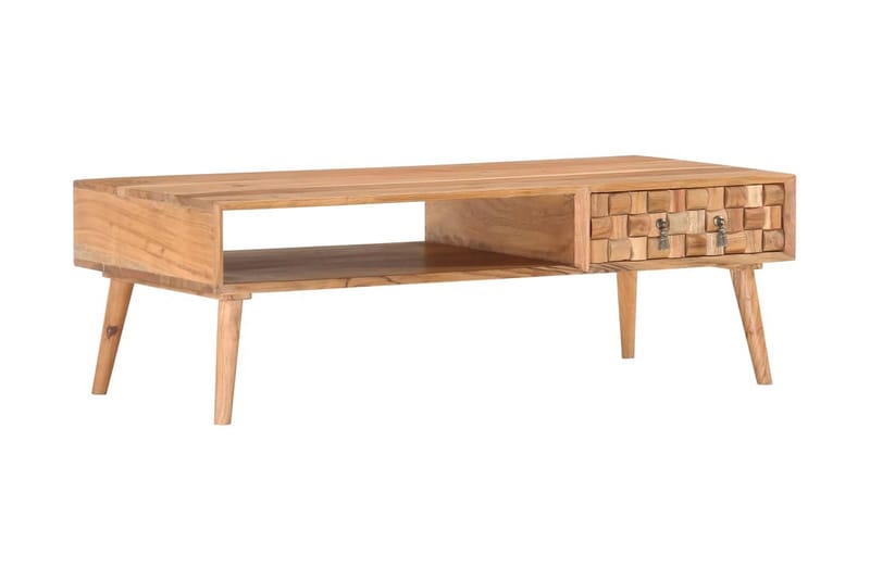 Salongbord 110x50x35 cm heltre akasie -   - Sofabord & salongbord