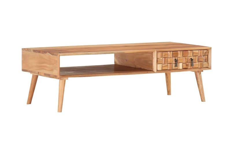 Salongbord 110x50x35 cm heltre akasie -   - Sofabord & salongbord