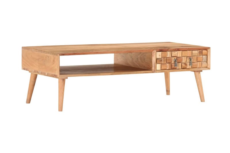 Salongbord 110x50x35 cm heltre akasie -   - Sofabord & salongbord