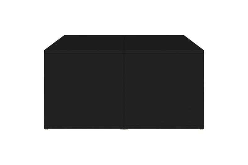 Salongbord 4 stk svart 33x33x33 cm sponplate - Svart - Sofabord & salongbord