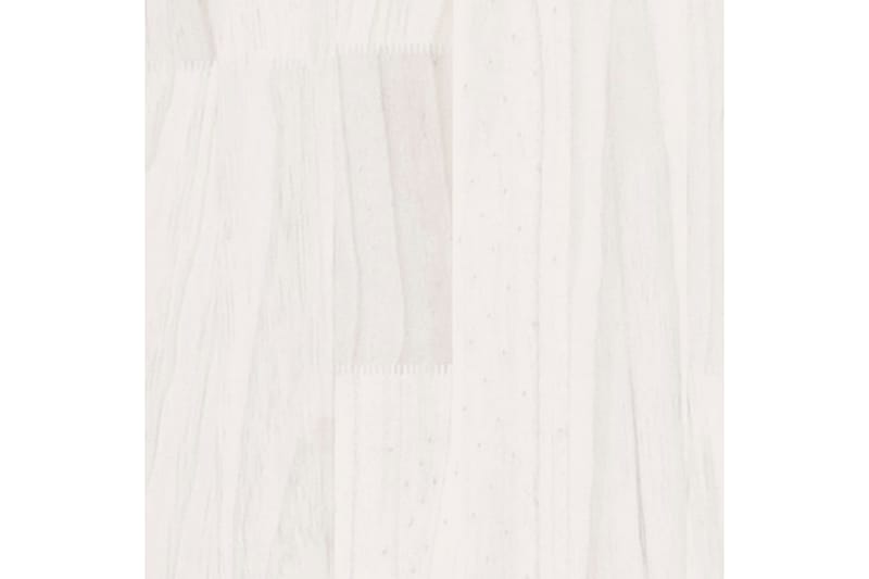 Salongbord 75x50x33,5 cm heltre furu hvit - Hvit - Sofabord & salongbord