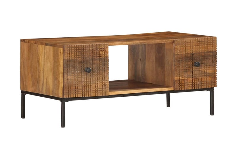 Salongbord 90x45x40 cm heltre mango -   - Sofabord & salongbord