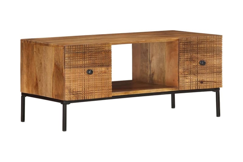 Salongbord 90x45x40 cm heltre mango -   - Sofabord & salongbord