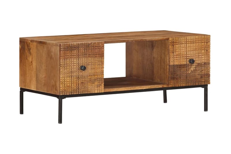 Salongbord 90x45x40 cm heltre mango -   - Sofabord & salongbord