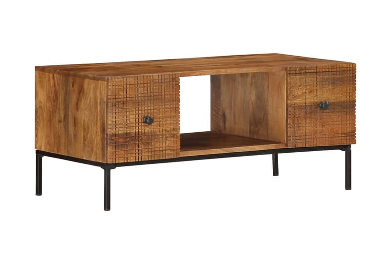 Salongbord 90x45x40 cm heltre mango -   - Sofabord & salongbord