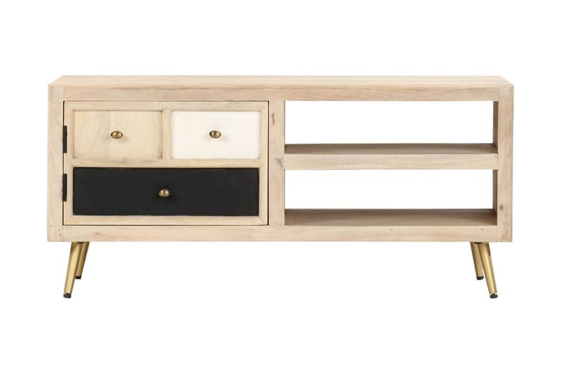 Salongbord 90x45x40 cm heltre mango -   - Sofabord & salongbord