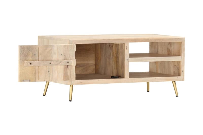 Salongbord 90x45x40 cm heltre mango -   - Sofabord & salongbord