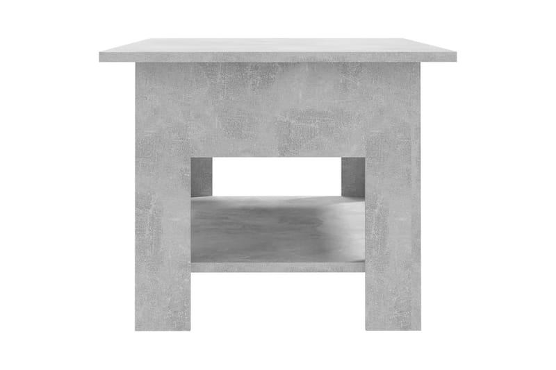 Salongbord betonggrå 102x55x42 cm sponplate - Grå - Sofabord & salongbord