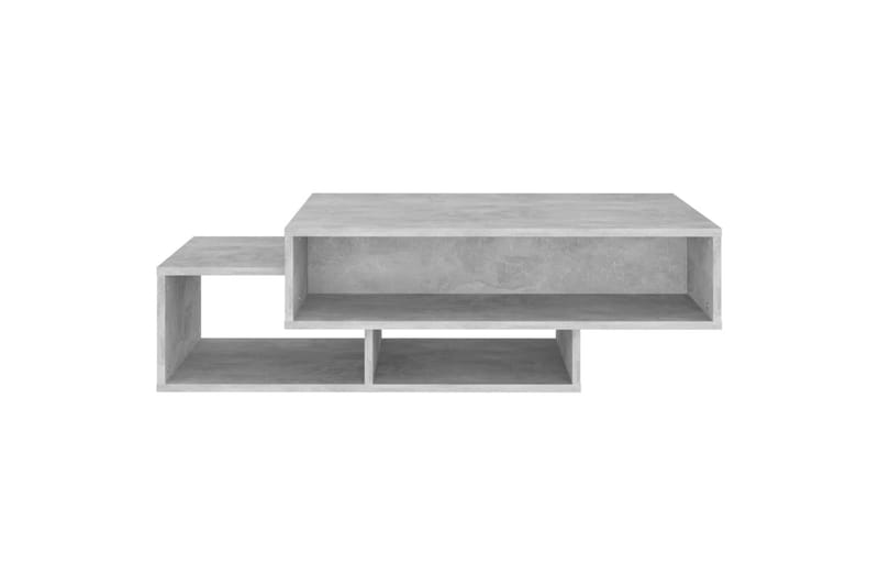 Salongbord betonggrå 105x55x32 cm sponplate - Grå - Sofabord & salongbord