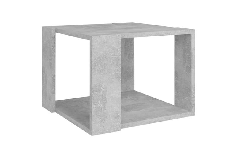 Salongbord betonggrå 40x40x30 cm sponplate - Grå - Sofabord & salongbord