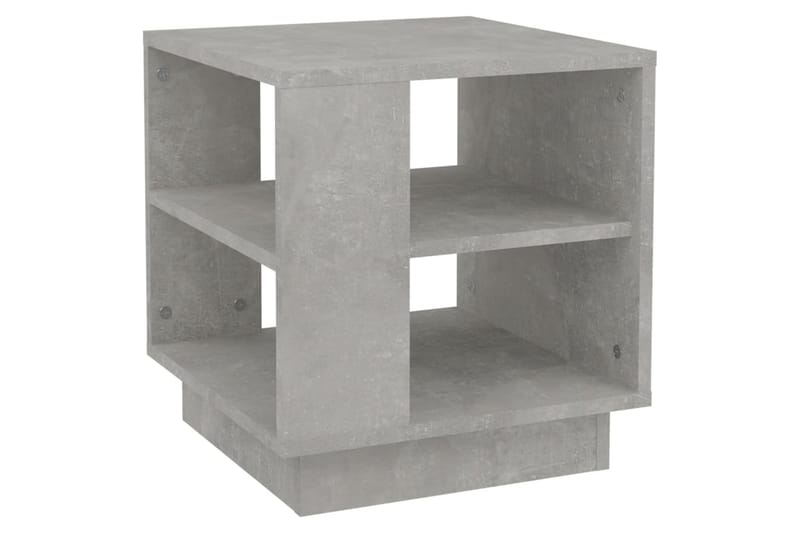 Salongbord betonggrå 40x40x43 cm konstruert tre - Grå - Sofabord & salongbord