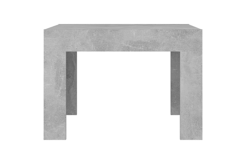 Salongbord betonggrå 50x50x35 cm sponplate - Grå - Sofabord & salongbord