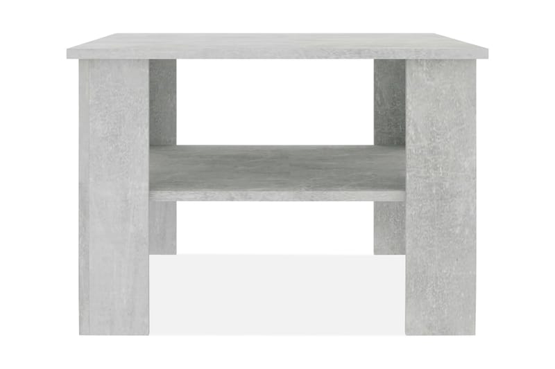 Salongbord betonggrå 60x60x42 cm sponplate - Grå - Sofabord & salongbord