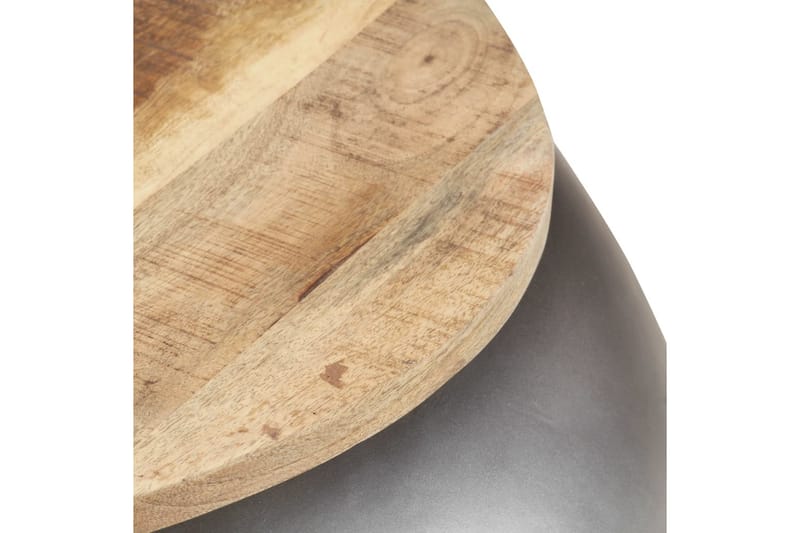Salongbord grå 68x68x30 cm heltre mango - Grå - Sofabord & salongbord