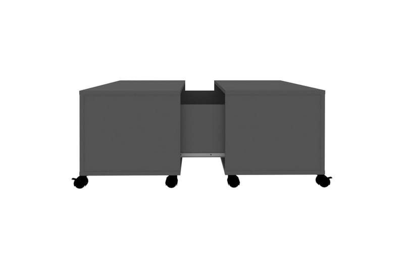 Salongbord grå 75x75x38 cm sponplate - Grå - Sofabord & salongbord