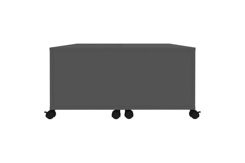 Salongbord grå 75x75x38 cm sponplate - Grå - Sofabord & salongbord