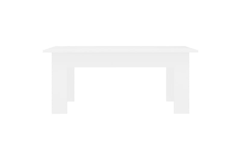 Salongbord hvit 100x60x42 cm sponplate - Sofabord & salongbord