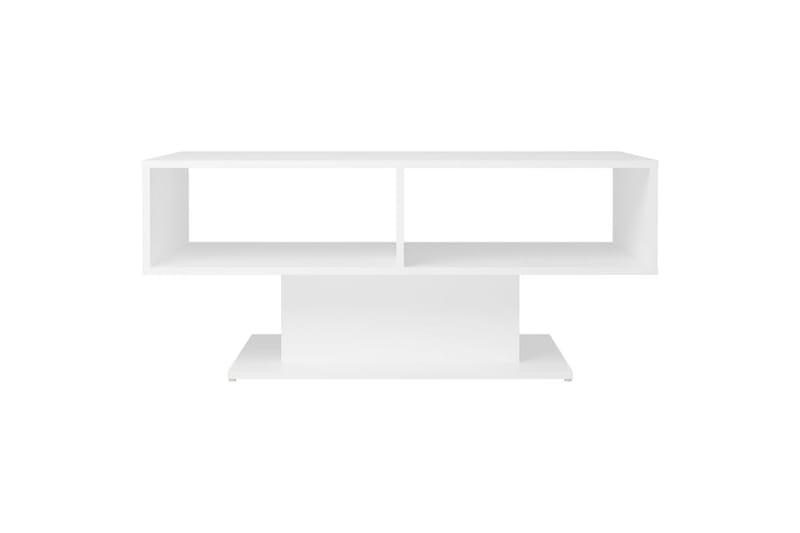 Salongbord hvit 103,5x50x44,5 cm sponplate - Hvit - Sofabord & salongbord