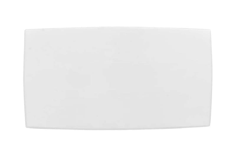 Salongbord hvit 110x60x40 cm heltre furu - Hvit - Sofabord & salongbord