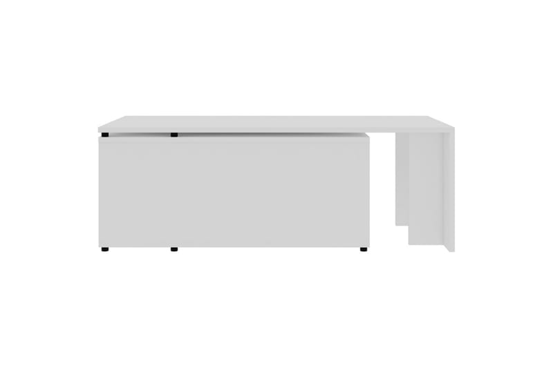 Salongbord hvit 150x50x35 cm sponplate - Hvit - Sofabord & salongbord
