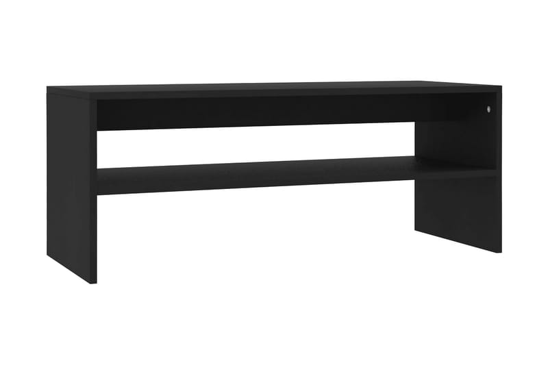 Salongbord svart 100x40x40 cm sponplate - Svart - Sofabord & salongbord