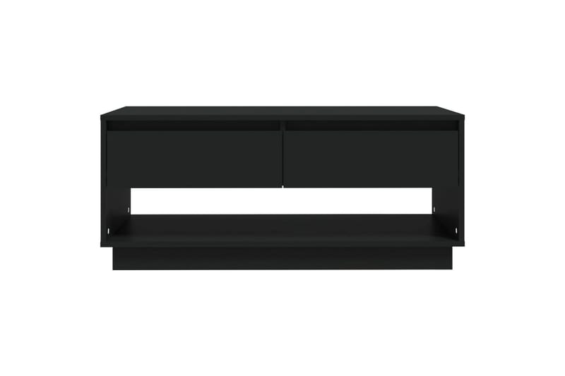 Salongbord svart 102,5x55x44 cm sponplate - Svart - Sofabord & salongbord