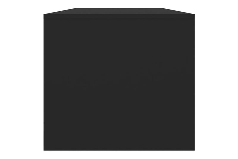 Salongbord svart 102x50x45 cm konstruert tre - Svart - Sofabord & salongbord