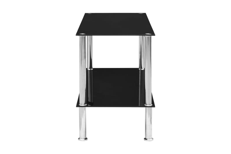 Salongbord svart 110x43x60 cm herdet glass - Svart - Sofabord & salongbord