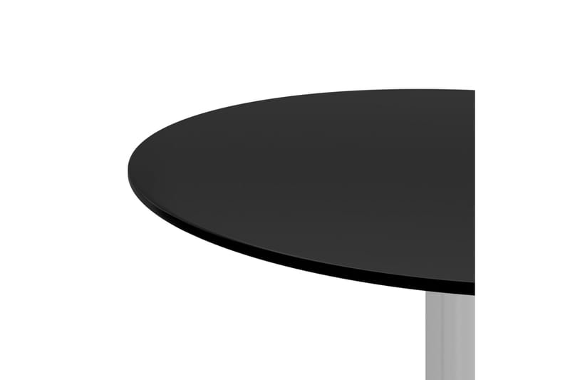 Salongbord svart 40 cm herdet glass - Svart - Sofabord & salongbord