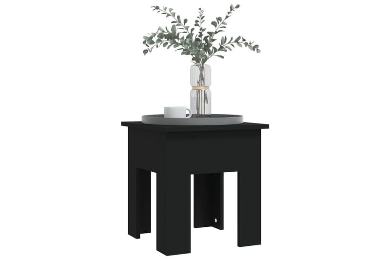 Salongbord svart 40x40x42 cm sponplate - Svart - Sofabord & salongbord