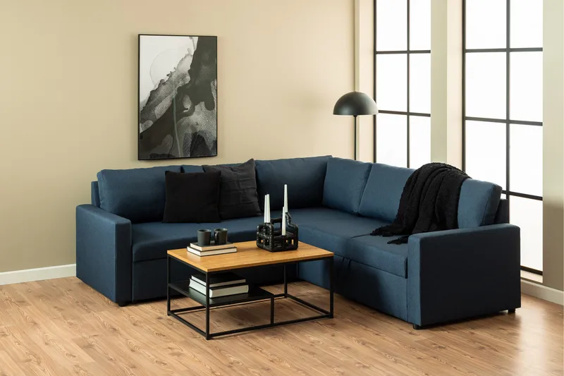 Saloni Sofabord 90x60 cm - Natur - Møbler - Bord - Sofabord & salongbord - Sofabord med oppbevaring