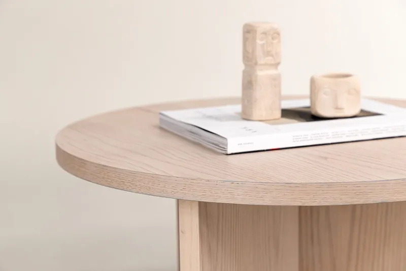 Saltö Sofabord 85 cm - Hvit - Møbler - Bord - Sofabord & salongbord