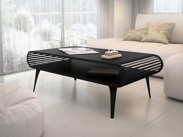 Salvaris Sofabord 120 cm - Svart - Møbler - Bord - Sofabord & salongbord - Sofabord med oppbevaring