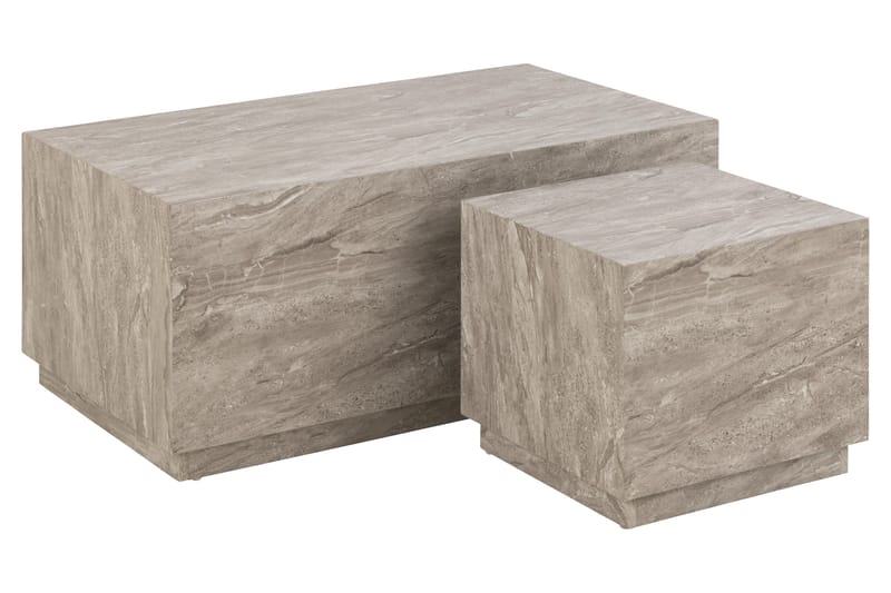 Samon Sofabord 100x60 cm, Grå