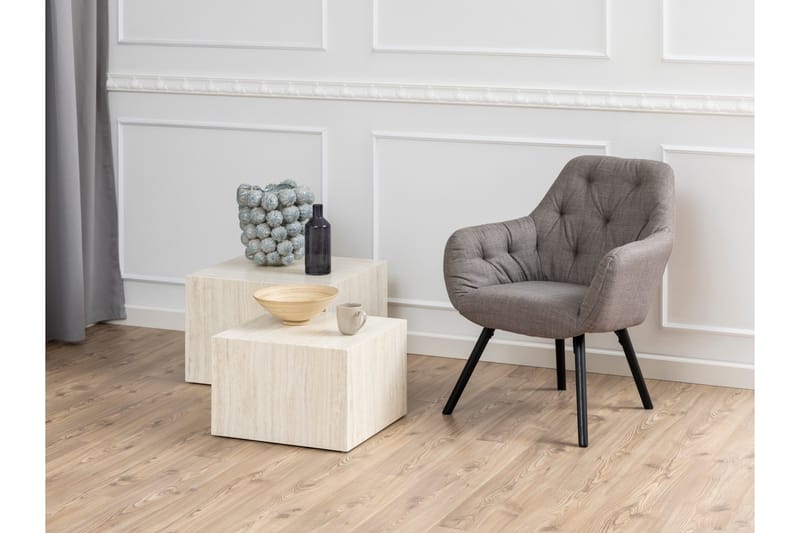 Samon Sofabord 58x58 cm - Beige - Møbler - Bord - Sofabord & salongbord