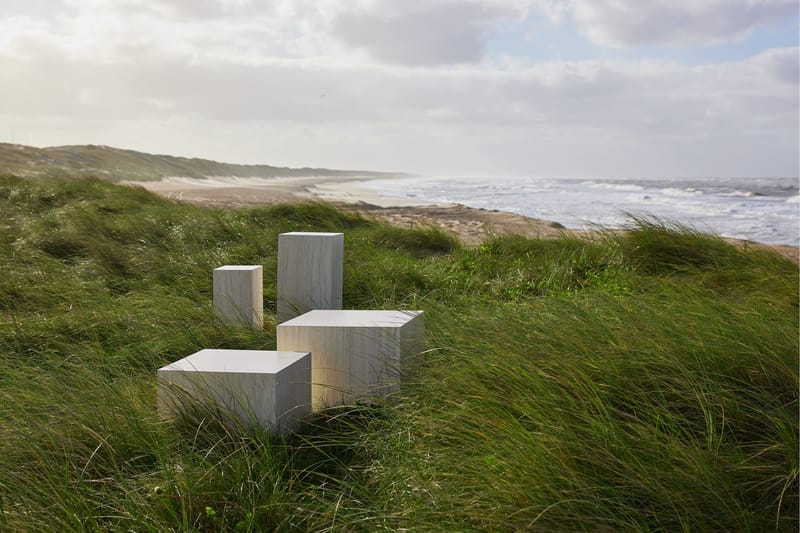 Samon Sofabord 58x58 cm - Beige - Møbler - Bord - Sofabord & salongbord