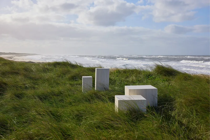 Samon Sofabord 58x58 cm - Beige - Møbler - Bord - Sofabord & salongbord