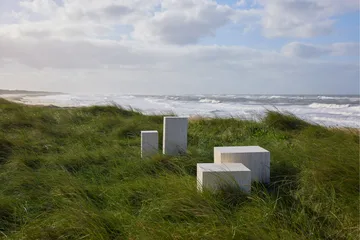 Samon Sofabord 58x58 cm - Beige - Møbler - Bord - Sofabord & salongbord