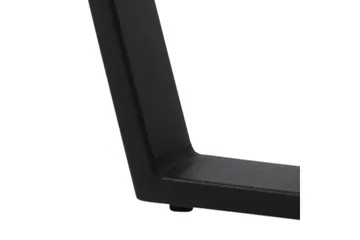 Sansi 77 cm Rundt Sofabord i Tre med Marmormønster - Sort - Møbler - Bord - Marmorbord