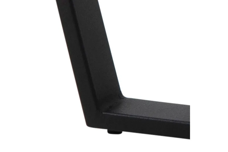 Sansi 77 cm Rundt Sofabord i Tre med Marmormønster - Sort - Møbler - Bord - Marmorbord