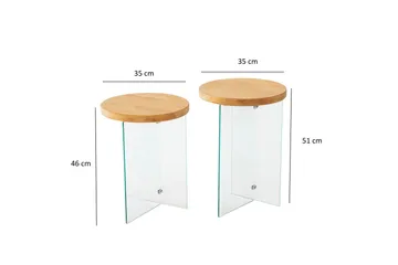 Serenity Sofabord 35 cm - Eik - Møbler - Bord - Sofabord & salongbord